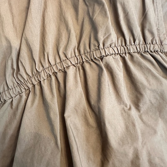 Inc International Concepts Plus Size Olive Green Flutter Sleeve Peplum Blouse 2X - Picture 5 of 8